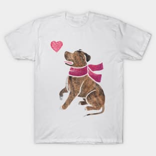 Watercolour Staffie T-Shirt